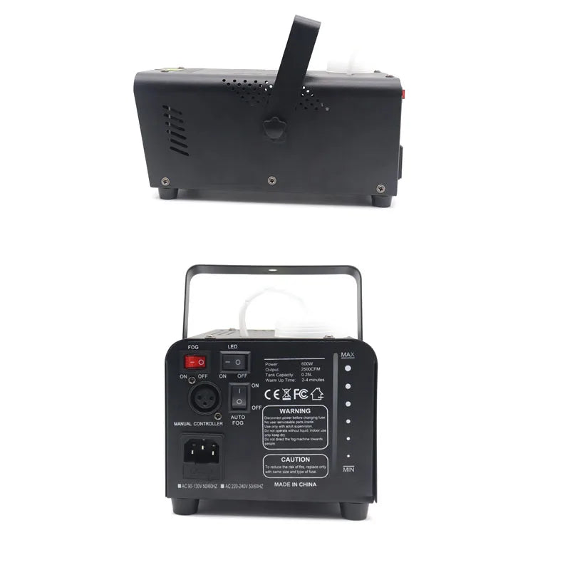 Artfan 500W Smoke Machine with 13 Color Lights & Wireless Remote Control