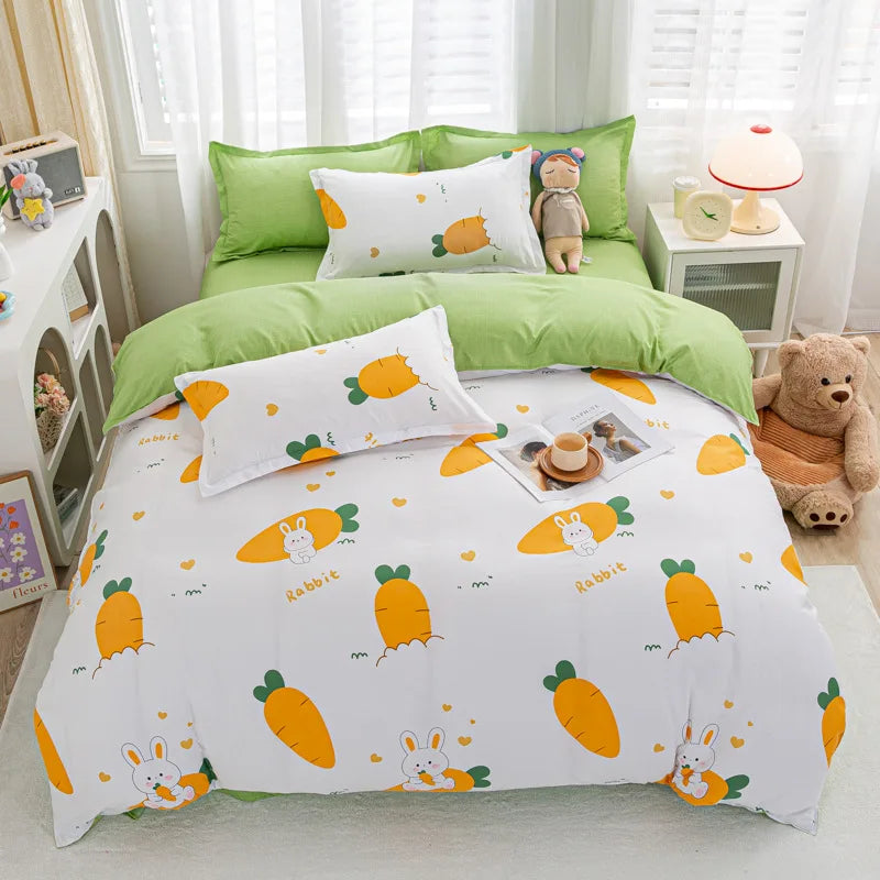 Artfan Animal Pattern Bedding Set - King/Queen Size Quilt Set for Comfortable Home.