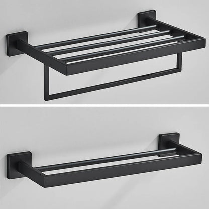 Artfan lighting Black Towel Rack Bar 40cm SUS304 Modern Gold Cloth Holder Wall Mounted