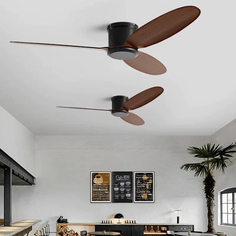 Artfan lighting Black Modern DC Ceiling Fan Remote Control for Office Living Room