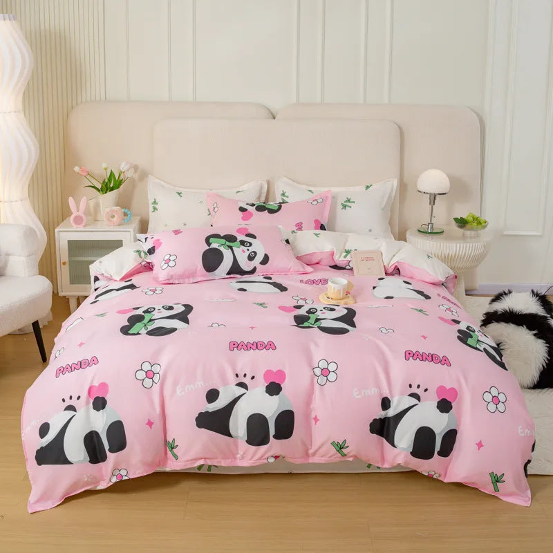 Artfan Animal Pattern Bedding Set - King/Queen Size Quilt Set for Comfortable Home.
