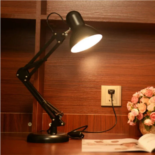 Artfan Adjustable Swing Arm LED Desk Lamp with Switch for Office Reading and Bedside