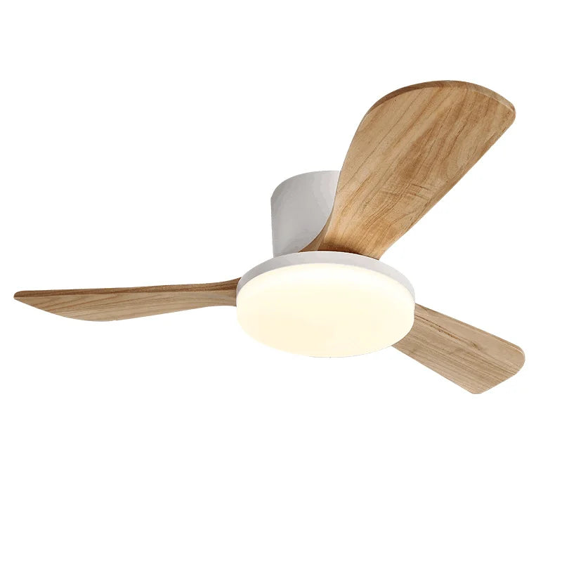 Artfan 52" DC Wood Ceiling Fan Light Remote Control Living Bedroom LED 35W