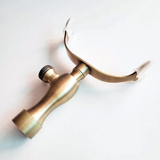 Artfan Antique Brass Hand Shower Holder Bracket for Wall Mount Bathroom Accessories