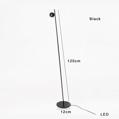 Artfan lighting Black LED Floor Lamp: Sleek Minimalist Nordic Design for Home Decor