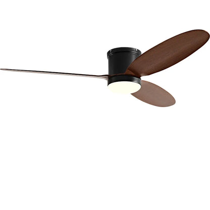 Artfan lighting Black DC Ceiling Fan Light with Remote Control and LED Chandelier