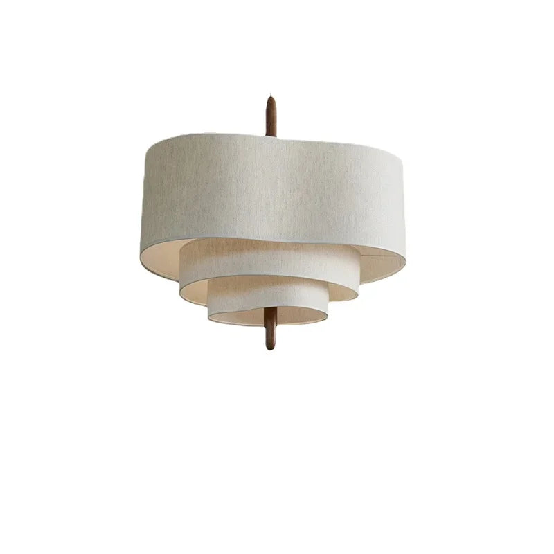Artfan  Japanese Fabric Chandelier Retro Style Pendant Light for Living Room, Bedroom, Restaurant, Hotel