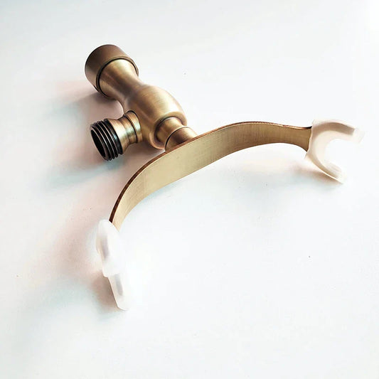 Artfan Antique Brass Hand Shower Holder Bracket for Wall Mount Bathroom Accessories