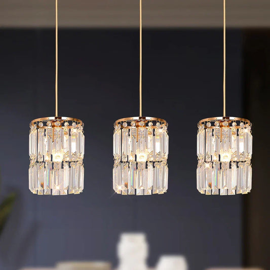 Artfantm Crystal Pendant Light | Modern Chandelier for Dining Table and Kitchen Island