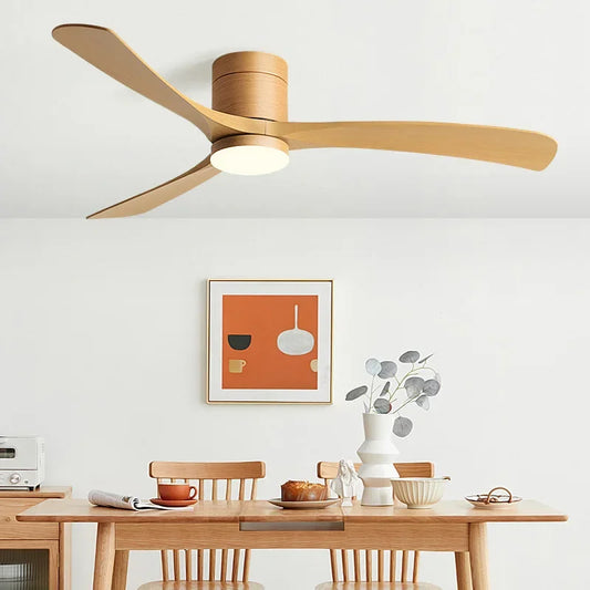Artfan 46-Inch Modern Black Ceiling Fan Light with Remote Control