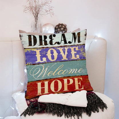 Artfan 45x45cm Peach Skin Pillow for Living Room Sofa Bed Chair Office Pillowcase