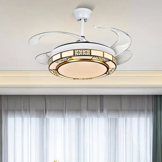 Artfan 42" Acrylic LED Ceiling Fan Light with Remote Control - Dimmable