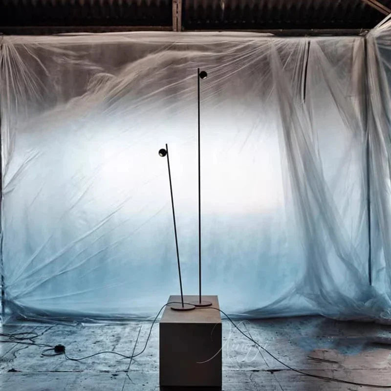 Artfan lighting Black LED Floor Lamp: Sleek Minimalist Nordic Design for Home Decor
