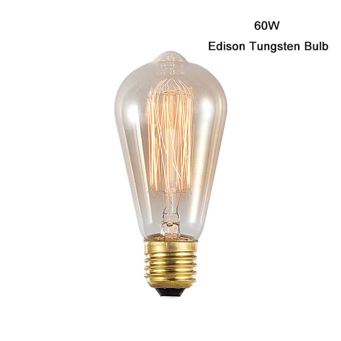 Artfan Amber Warm LED Spiral Filament Bulb E27 Vintage Edison 4W 2300K ST64 Bulb
