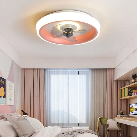 Artfan 50CM Ceiling Fan Light with Invisible Blades, Silent Operation for Bedroom, Living Room