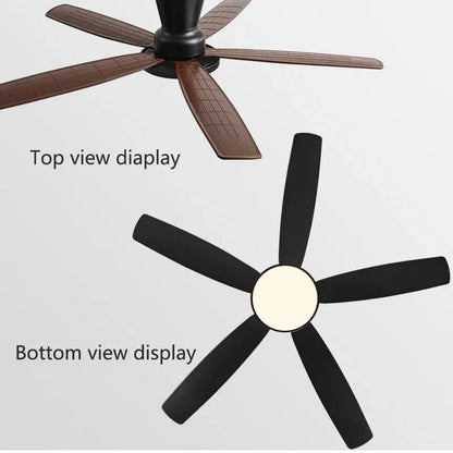 Artfan 72" DC Ceiling Fan Light Remote Control Strong Winds Living Room Mute Chandelier
