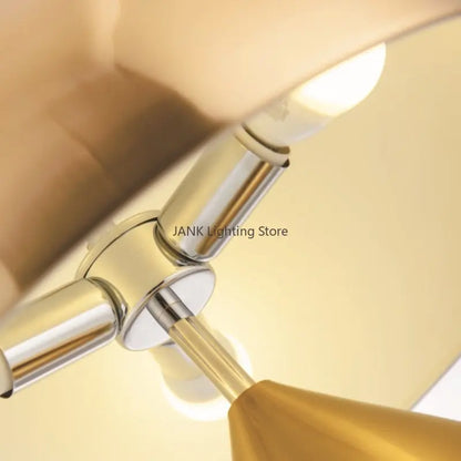 Artfan Atollo Bedroom Table Lamp - Luxury Metal Mushroom Desk Light