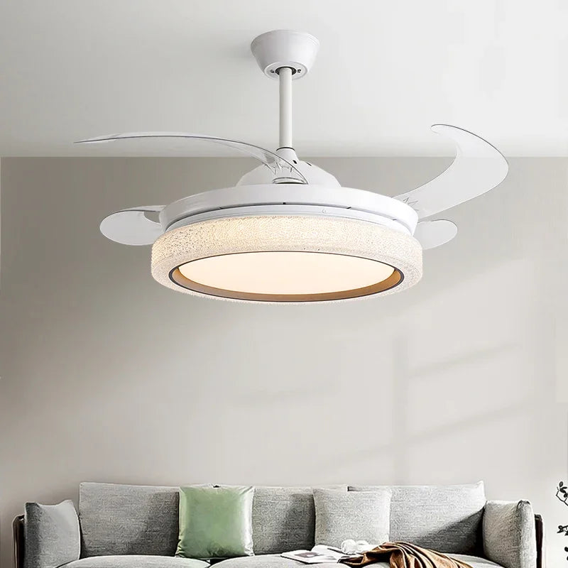 Artfan 42/48inch Invisible Chandelier Ceiling Fan with LED Light in Multiple Colors