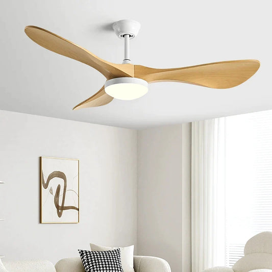 Artfan 52" Modern Ceiling Fan with Light & Control - Strong Wind, Simplicity Design