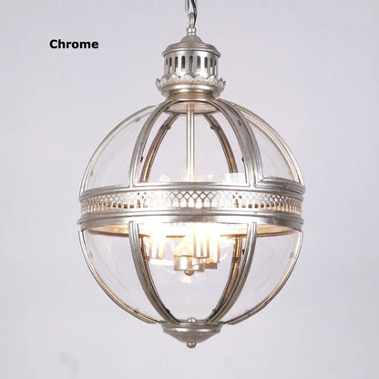 Artfan lighting Black Bronze Globe Pendant Light for Elegant Villa and Dining Room Lighting