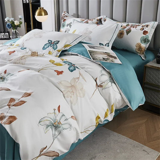 Artfan 600TC Egyptian Cotton Queen King Bedding Set Duvet Cover Bed Linens