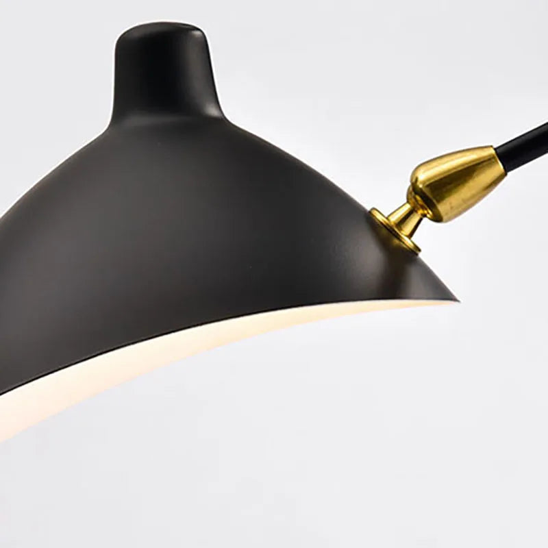 Artfan lighting Black Metal Floor Lamp, Rotatable Lampshade for Parlor Bedroom Reading Lighting.