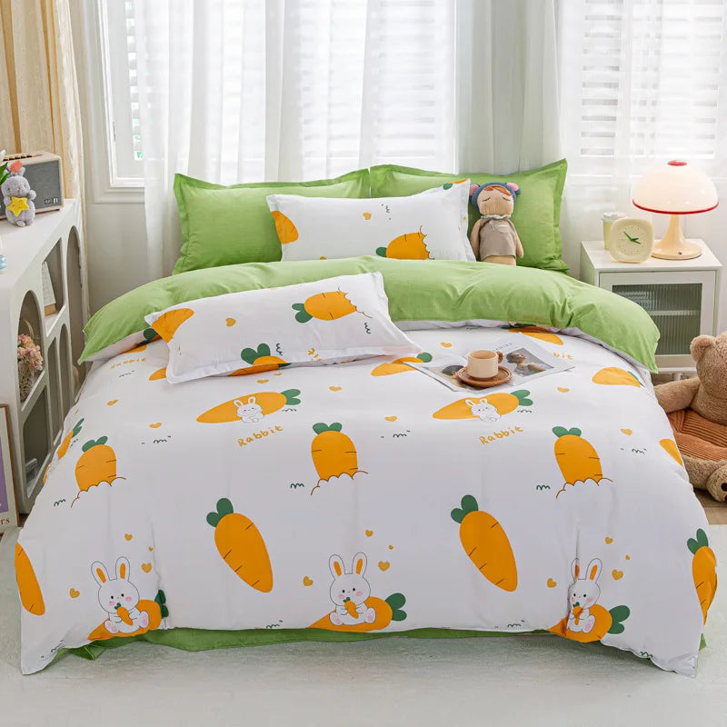 Artfan Animal Pattern Bedding Set - King/Queen Size Quilt Set for Comfortable Home.