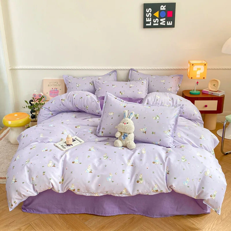 Artfan Animal Pattern Bedding Set - King/Queen Size Quilt Set for Comfortable Home.