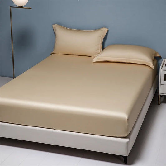 Artfan 1000TC Egyptian Cotton 10 Colors Fitted Sheet, King Queen Twin Sizes, Dark Gray