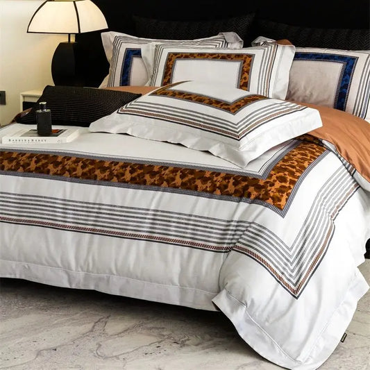 Artfan 1000TC Egyptian Cotton Luxury Bedding Set - 4Pcs
