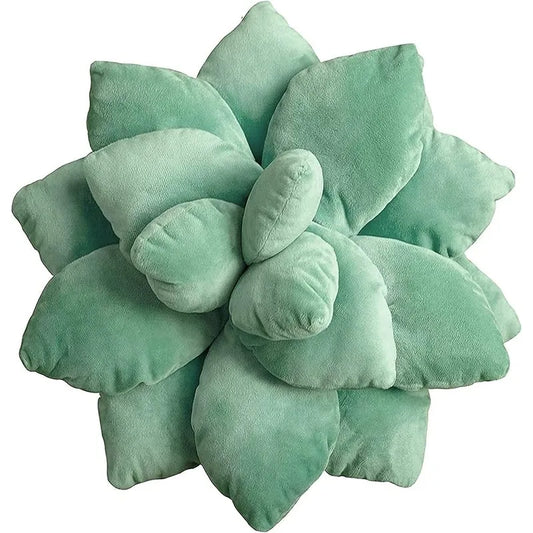 Artfan 3D Succulent Cactus Pillow Plush Cushion for Living Room Decor