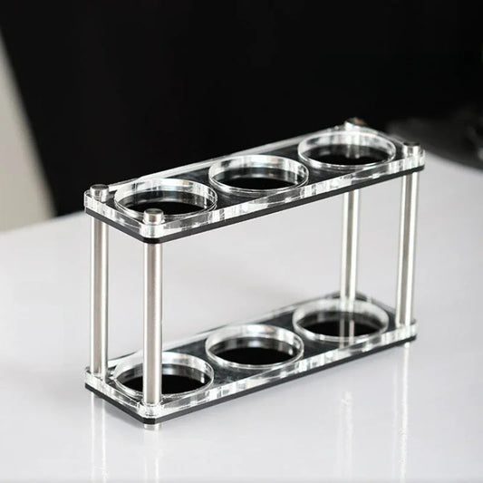 Artfan Acrylic Coffee Bar Utensil Rack & Powder Press Set