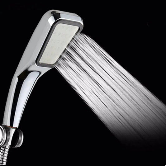 Artfan 300-Hole ABS Chrome Square Rainfall Shower Head for High Pressure Handheld Showers