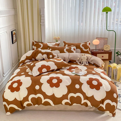 Artfan Animal Pattern Bedding Set - King/Queen Size Quilt Set for Comfortable Home.