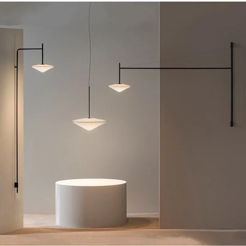 Artfan lighting Black Iron LED Long Wall Lamp for Living Room, Bedroom, Corridor - Nordic Style