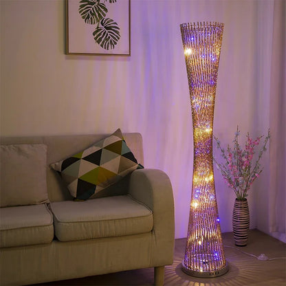 Artfan Aluminum Tower Floor Lamp for Living Room Decor – Modern LED Standing Light