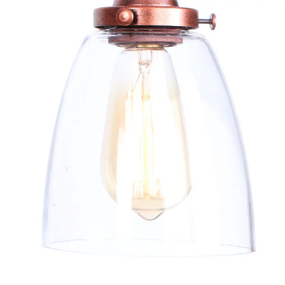 Artfan Adjustable Glass Swing Arm LED Wall Sconce with Pull Chain Switch