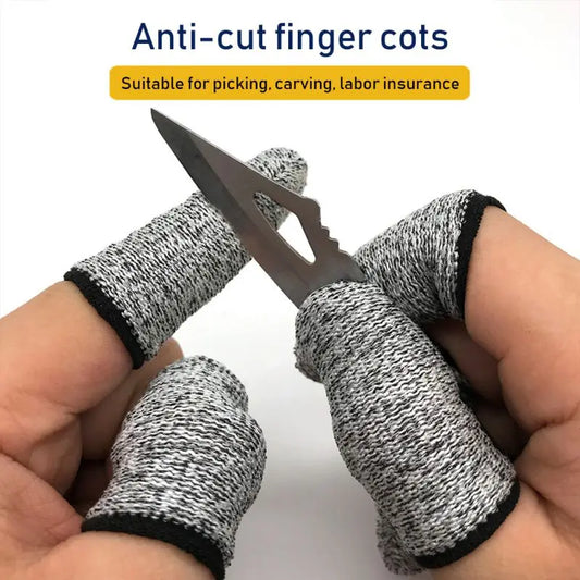 Artfan Anti-Cut Finger Protector Sleeves - 20 Pcs Kitchen Tool Set