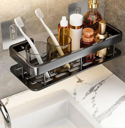 Artfan Aluminum Corner Shelf Organizer for Bathroom and Kitchen Storage