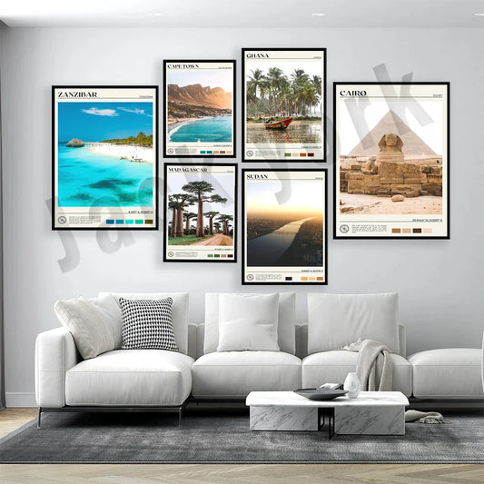 Artfan Africa Landscape Posters Collection
