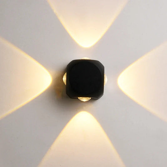 Artfan 4W LED Wall Light for Home Decor and Outdoor Garden Sconce