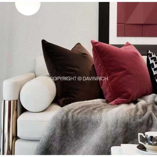 Artfan Luxe Velvet Throw Pillow Cover | Soft & Elegant Cushion Case for Sofa, Couch, Bedroom