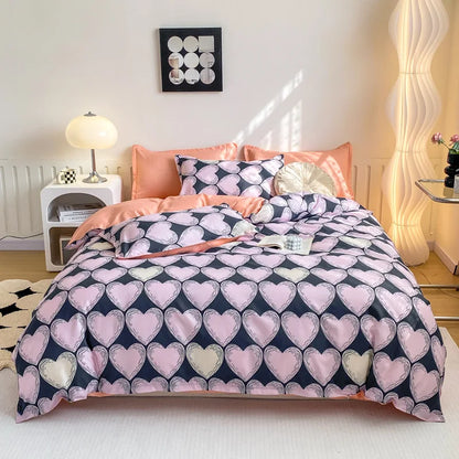 Artfan Animal Pattern Bedding Set - King/Queen Size Quilt Set for Comfortable Home.