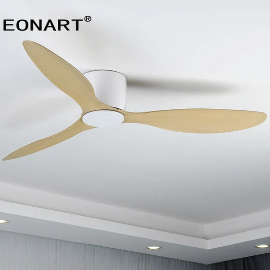 Artfan 42-Inch Black Ceiling Fan with LED Light & Remote Control