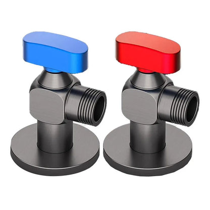 Artfan Angle Valve: Wall Mounted Water Volume Toilet Inlet One Out, Cold Hot.