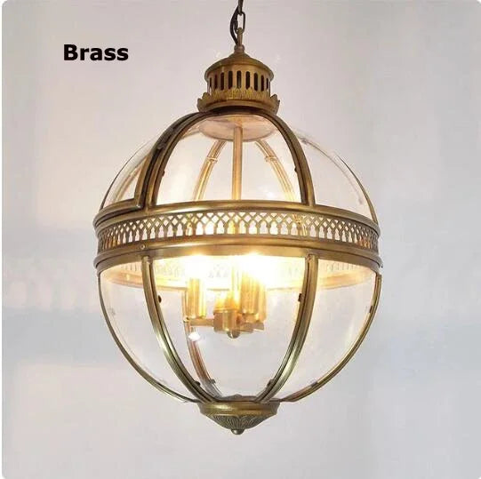 Artfan lighting Black Bronze Globe Pendant Light for Elegant Villa and Dining Room Lighting