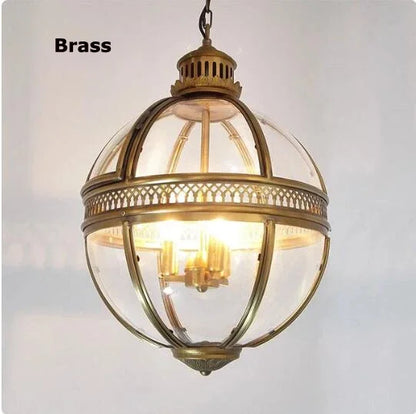 Artfan lighting Black Bronze Globe Pendant Light for Elegant Villa and Dining Room Lighting