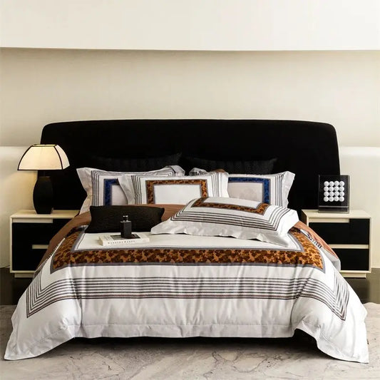 Artfan 1000TC Egyptian Cotton Luxury Bedding Set - 4Pcs