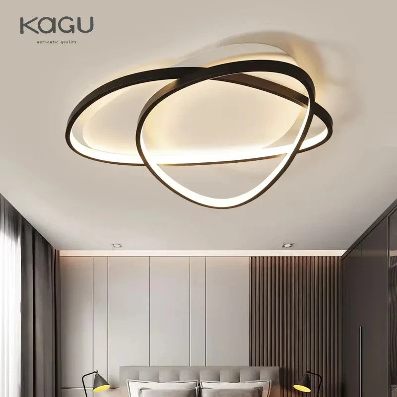 Artfan Round Bedroom Ceiling Lights: Modern Nordic Minimalist Living Room Study Lamp