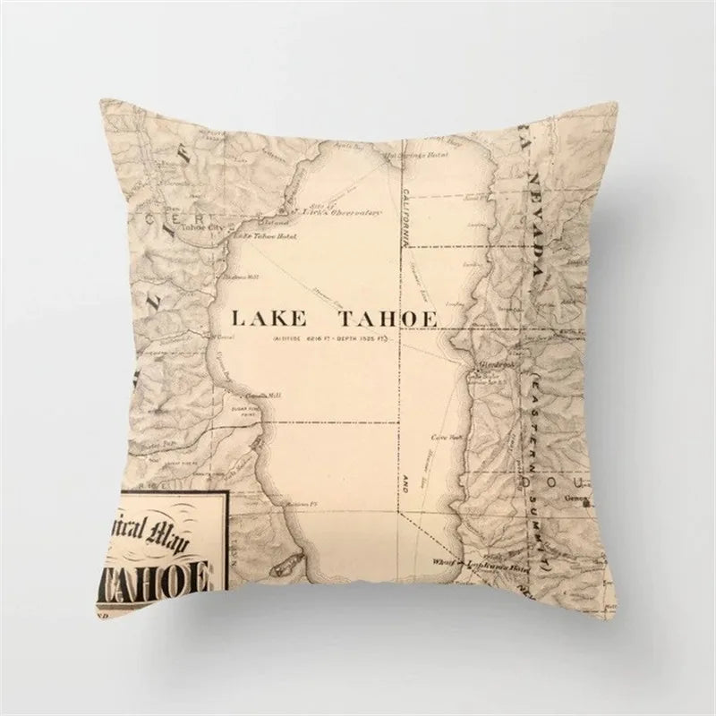 Artfan lighting Black Camera Print Retro Cushion Cover for Home Sofa Chair